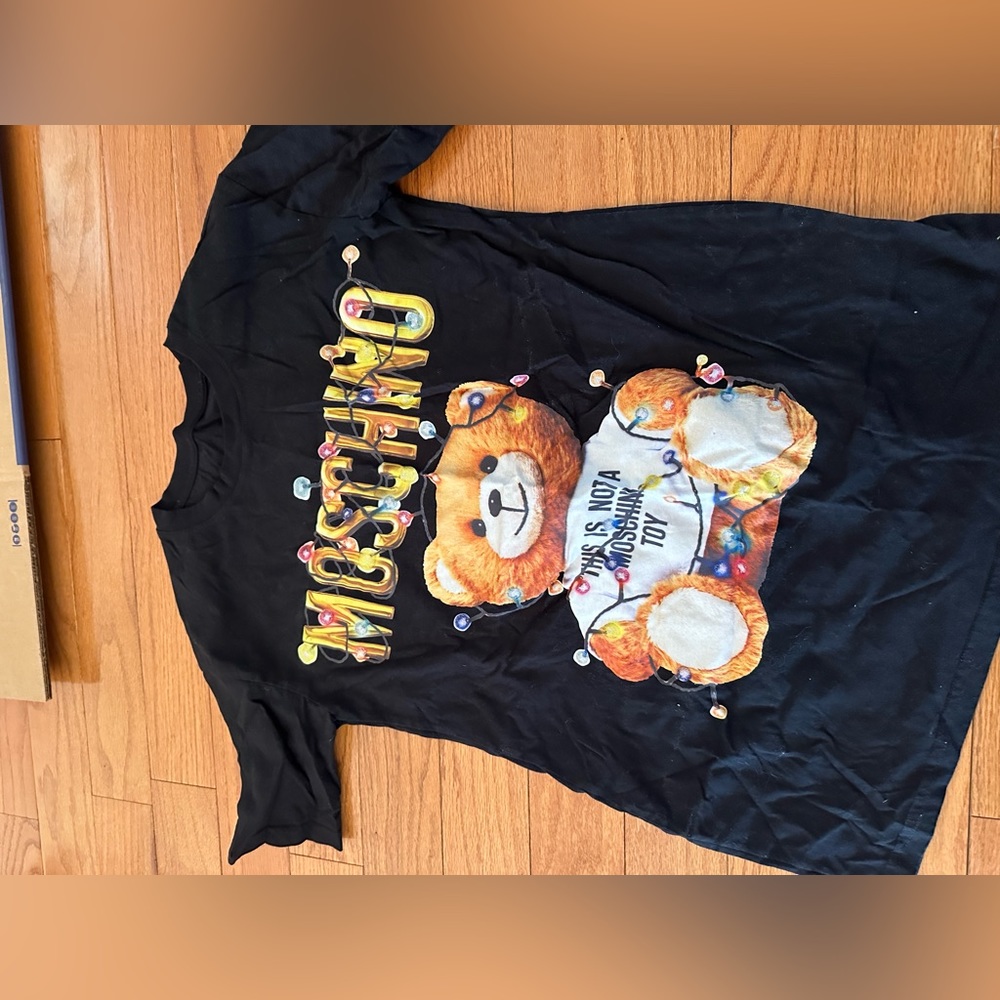 Moschino bear black T shirt M